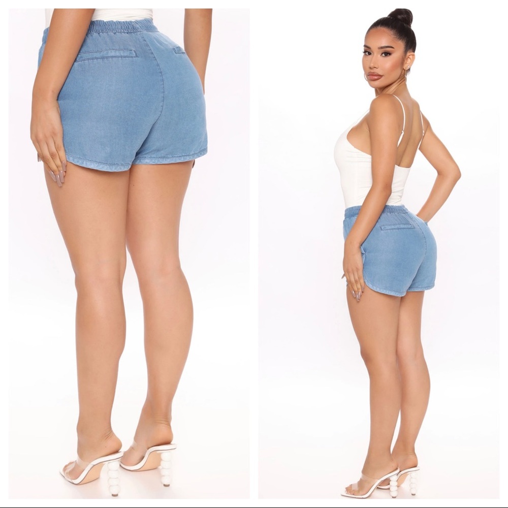 FashionNova// dolphin shorts size small - Picture 2 of 2